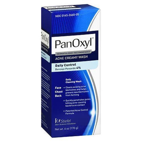 PanOxyl 4% Benzoyl Peroxide Creamy Acne Wash – 156g